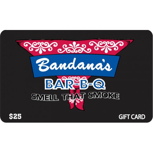 Bandanas Gift Card - $25 | Bar-B-Q Sauces