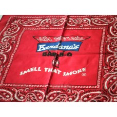 Red - Bandana Scarf with Logo