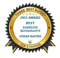 Bandana's Bar-B-Q, Cedar Rapids, IA is Three Best Rated's 2023 recommended restaurant.