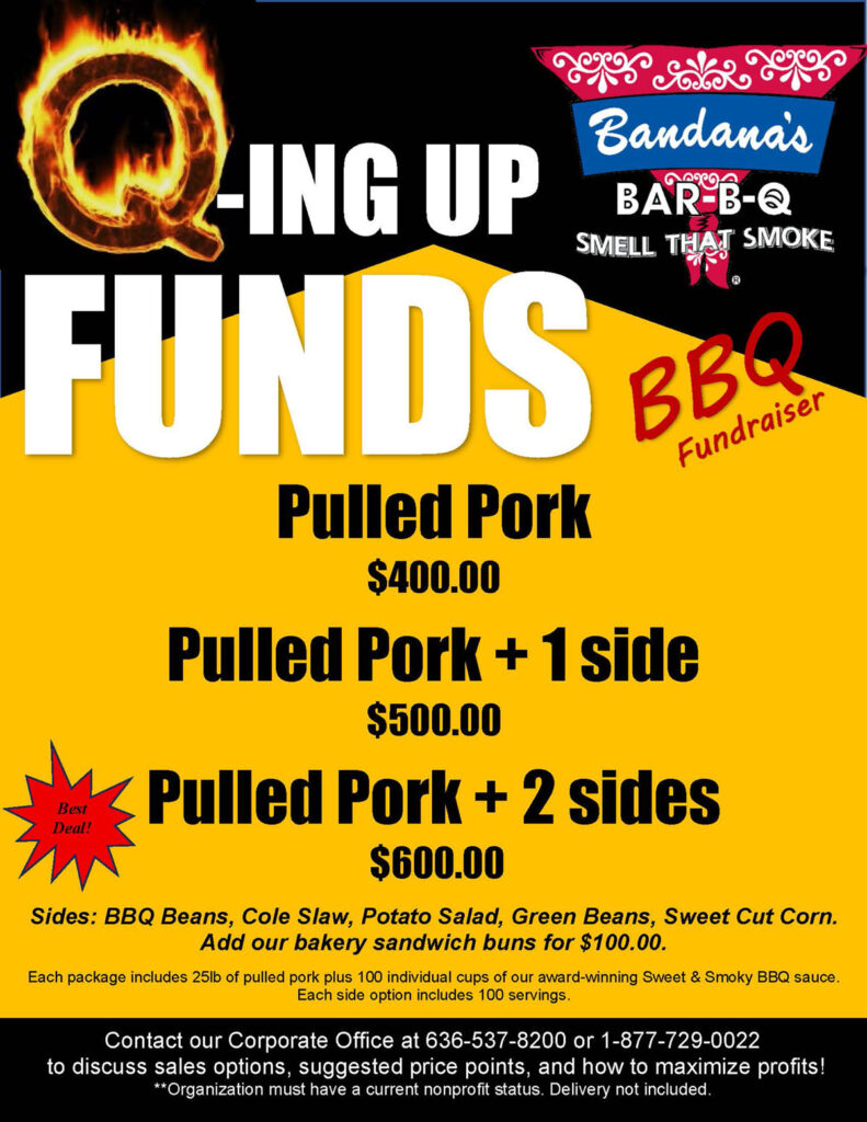 Q-ing Up Funds. Bandana's Bar-B-Q Fundraising Campaign.